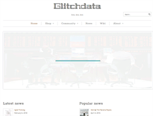 Tablet Screenshot of glitchdata.com